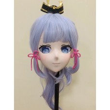 (KMC01)Customize Character High Quality Female/Girl Resin Half Head Cosplay Japanese Anime Game Role Play 'Ayaka' Kigurumi Mask Special Offer!! (KMC01)Customize Character High Quality Female/Girl Resin Half Head Cosplay Japanese Anime Game Role Play 'Ayaka' Kigurumi Mask Special Offer!!